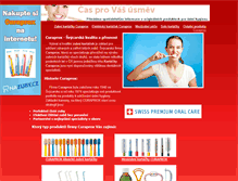Tablet Screenshot of curaprox.nazuby.cz